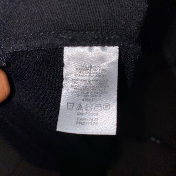 Ann Taylor Factory Black Funnel Mock Neck Tie Sleeve Pullover Sweater Size XS - Picture 6 of 6